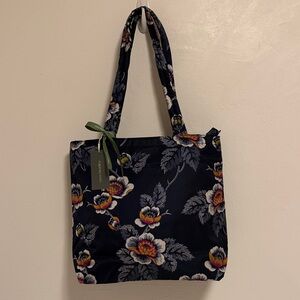 Vera Bradley Navy Floral Tote